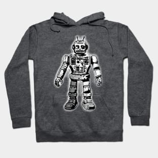 CreepyCool Vintage Robot Hoodie